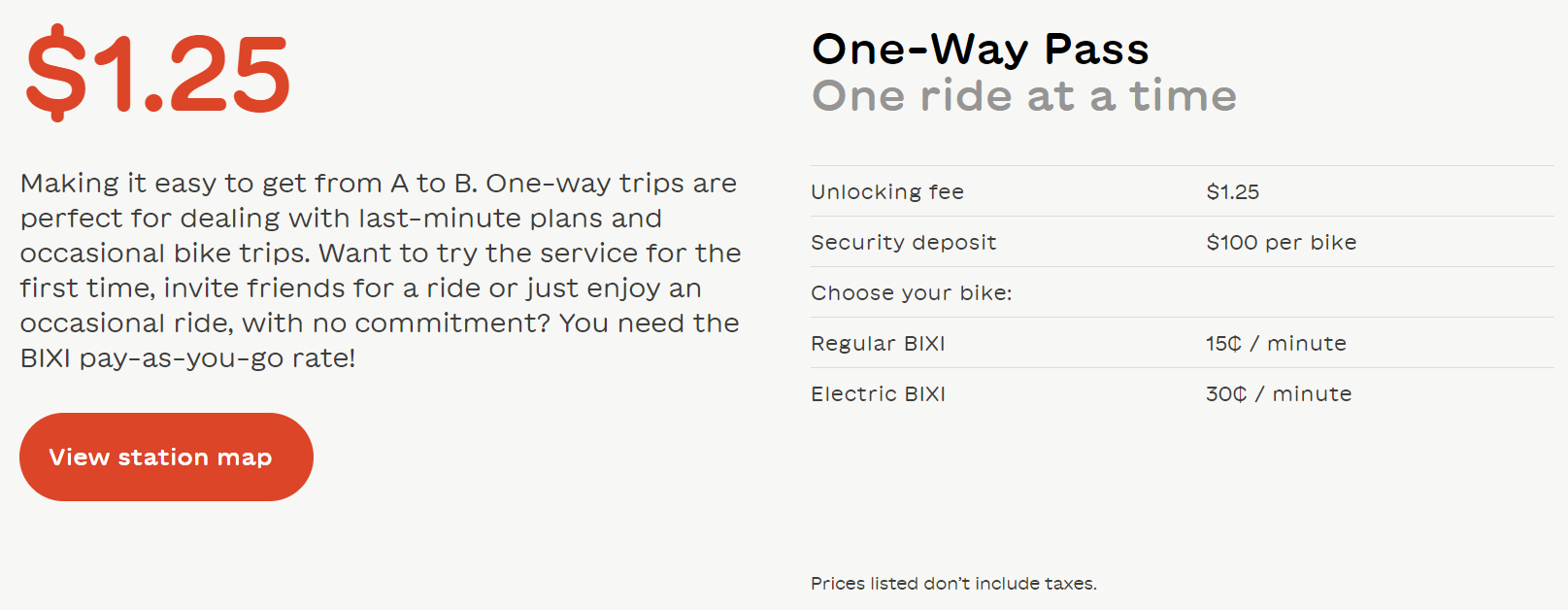 Bixi monthly sale pass